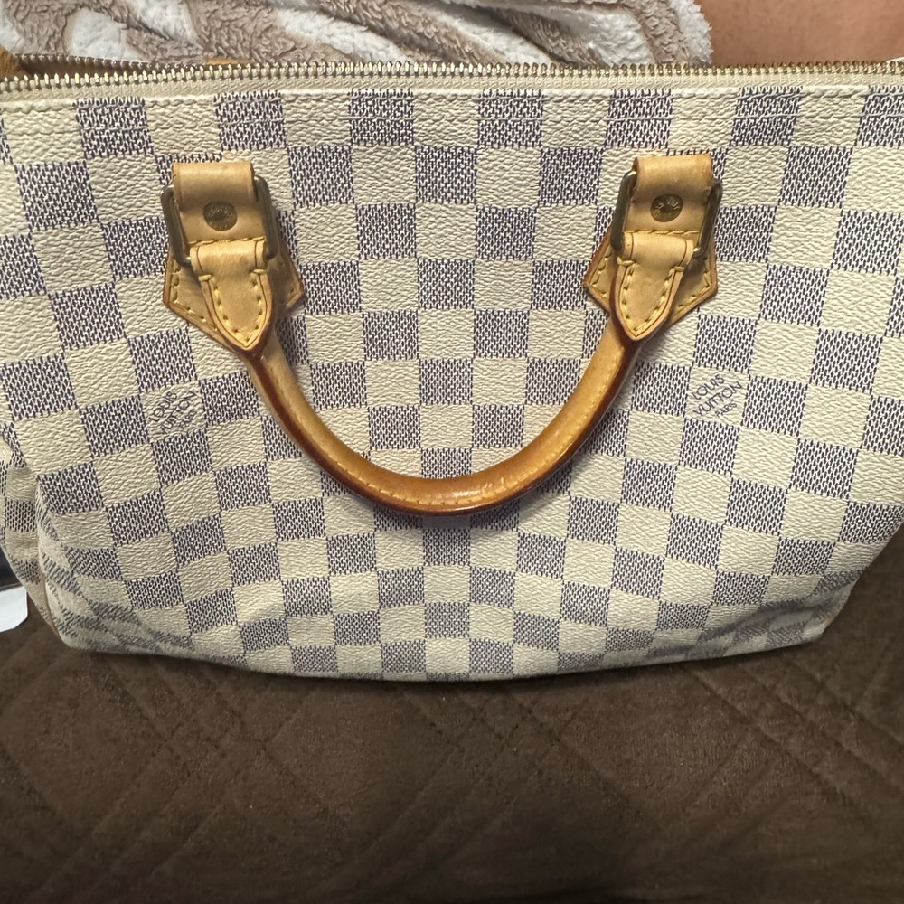Checkered Designer Handbag